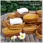 Jepara teakwood SOAP HOLDER tempat sabun kayu jati 13x9x3cm +/- 200g